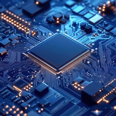 Integrated Microchip Close-Up