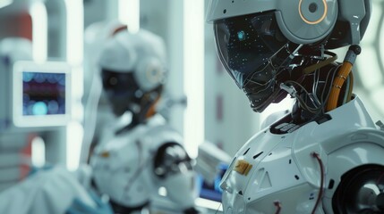 Fototapeta premium Robotic Precision in Medicine