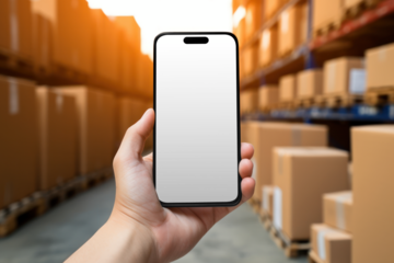 Smartphone screen png transparent mockup