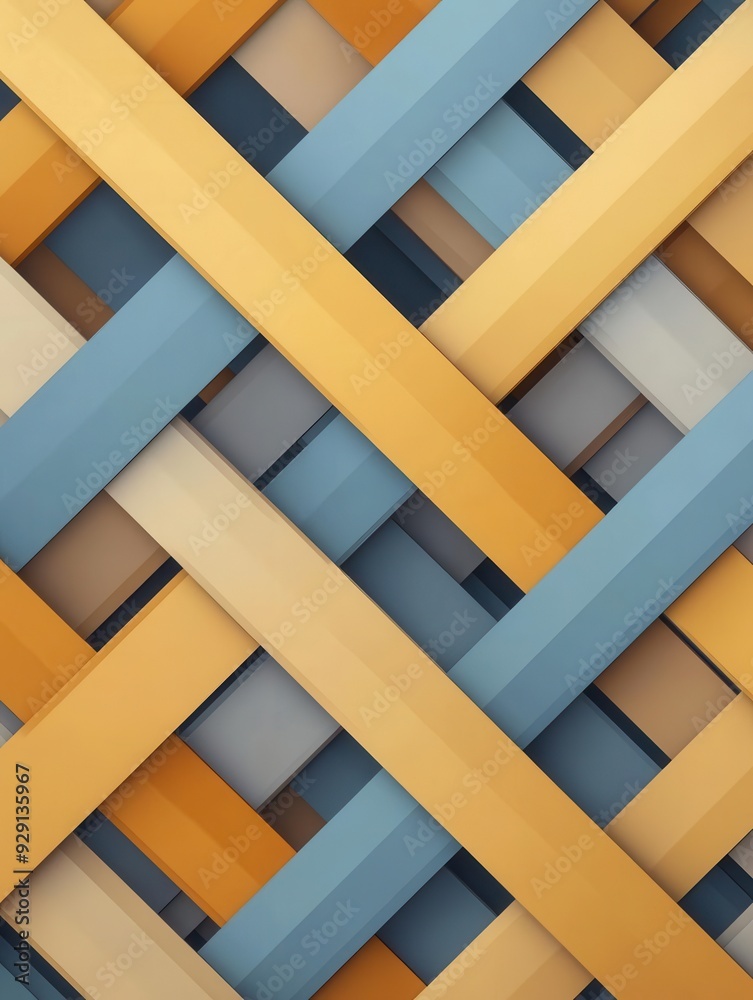Poster symmetrical geometric pattern with precise lines, structured and balanced design, ample whitespace f