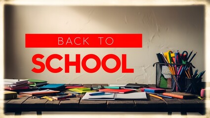 Vibrant and Artistic 'Back to School' Decoration (1)