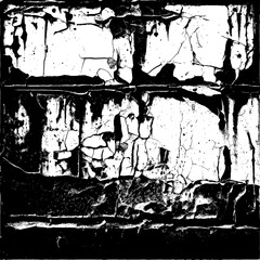 Abandoned Urban Ruins With Distressed Grunge Texture