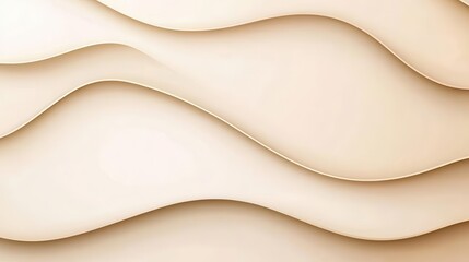 Obraz premium Beige background with soft tone gradients, minimal and elegant design, perfect for contemporary branding, plenty of space for text.
