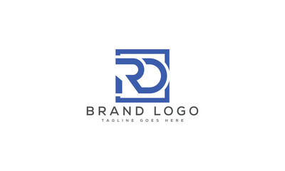 letter RD logo design vector template design for brand.