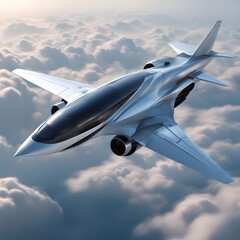 futuristic plane