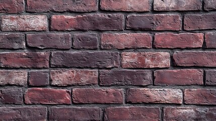 Obraz premium Rustic Brickwork Texture: A closeup of weathered, multi-toned bricks forms a timeless backdrop. 