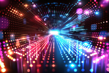 Fototapeta premium Abstract Blue and Purple Futuristic Background