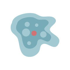 illustration of Healthcare and Medical education drawing chart of Amoeba for Science Biology study