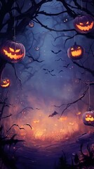 Fototapeta premium Spooky Halloween Background