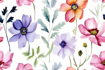 Obraz premium seamless pattern with flowers