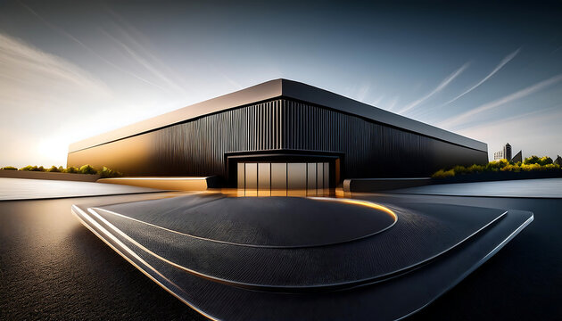 sleek company logo designed clean lines dynamic elements convey modernity professionalism