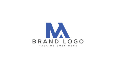 letter MA logo design vector template design for brand.