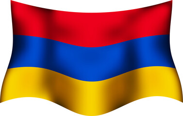 Armenia Realistic 3D Waving Flag