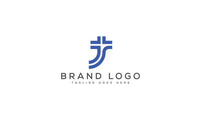 letter JS logo design vector template design for brand.