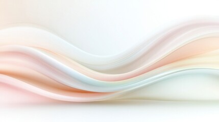 Obraz premium A colorful wave with a pink and white background