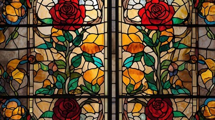 stained glass window