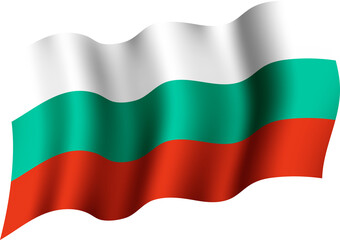 Bulgaria Realistic 3D Waving Flag
