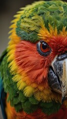 Obraz premium bright look, parrot