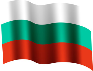Bulgaria Realistic 3D Waving Flag