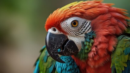 Obraz premium funny parrot