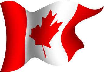 Canada Realistic 3D Waving Flag