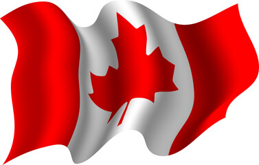 Canada Realistic 3D Waving Flag