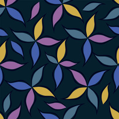Textile and digital seamless floral vector design