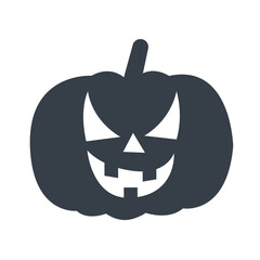 halloween pumpkin icon design vector template