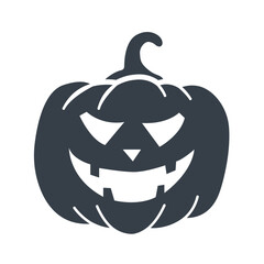 halloween pumpkin icon design vector template