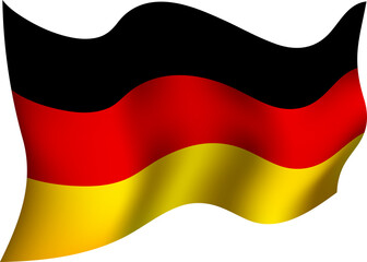 Germany Realistic 3D Waving Flag