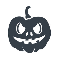 halloween pumpkin icon design vector template