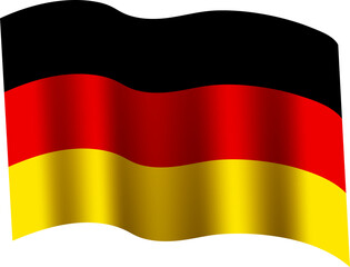 Germany Realistic 3D Waving Flag