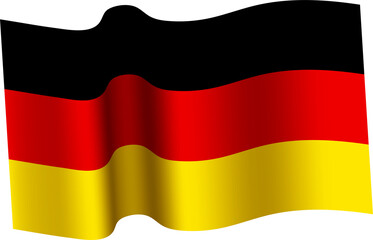 Germany Realistic 3D Waving Flag