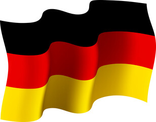 Germany Realistic 3D Waving Flag