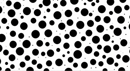 black and white background with dots