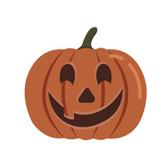 halloween pumpkin icon design vector template