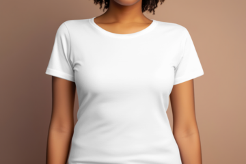 Crewneck t-shirt png, transparent mockup