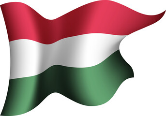 Hungary Realistic 3D Waving Flag