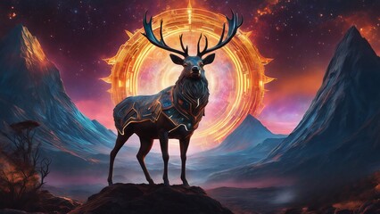 Galactic armored deer
