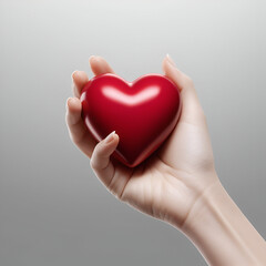 Fototapeta premium heart in hands