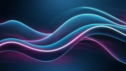 Abstract art with higt tech concept in blue tone