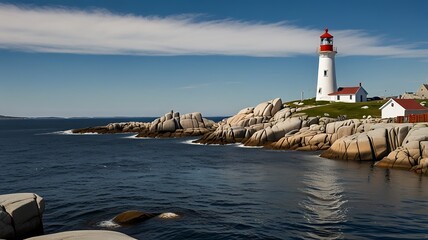 lighthouse on the coast