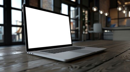 A person is working with their laptop computer on a wooden table, great for use in business or education settings