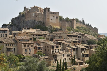 Obraz premium la ville d’Alquézar, plus beaux villages d'espagne