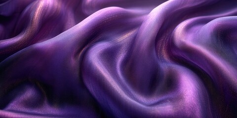 Fototapeta premium Abstract Purple Fabric with Shimmering Texture
