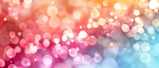 Obraz premium A crisp image of a multicolored backdrop featuring a cluster of lights in its center