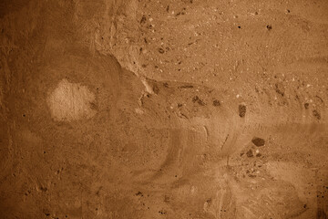 Grunge brown wall. Background texture of an painted wall
