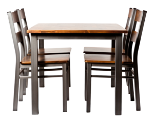 PNG Kitchen table set architecture furniture chair.