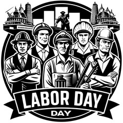 Happy Labour day Illustrations 