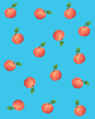 Peach pattern design